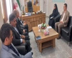 دیدار مدیر درمان تأمین اجتماعی لرستان با فرماندار شهرستان سلسله